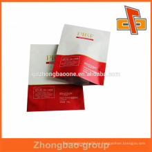OEM de encargo de impresión Bolsa de aluminio / bolsa de 3 sellos térmicos lado embalaje bolsa de la máscara facial en China